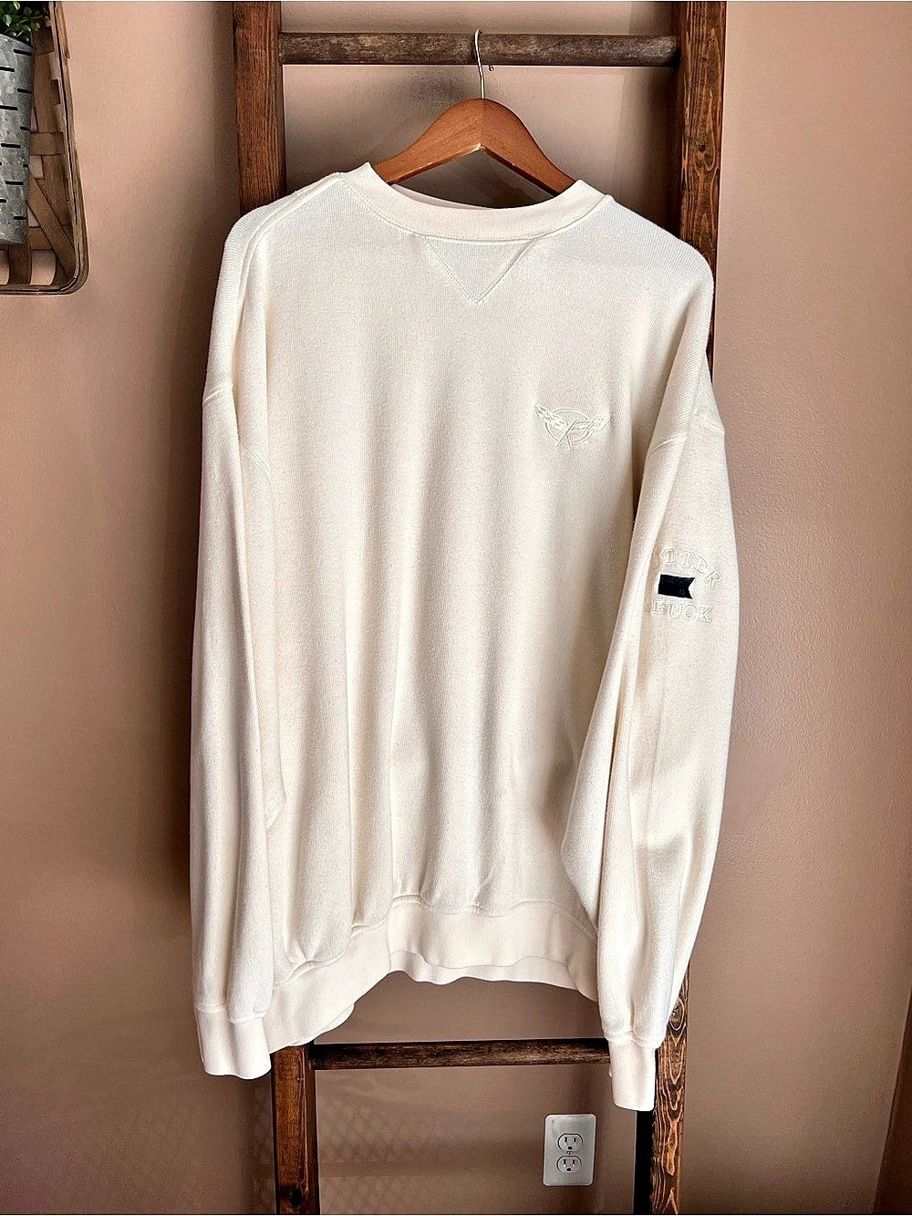 Cutter & Buck Cotton Crewneck Corvette Embroidered Sweatshirt XXL